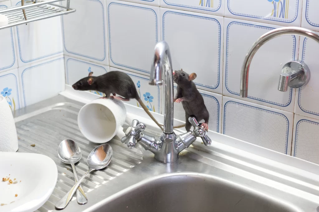 rats on sink | Perimeter Wildlife Control rodent infestation atlanta georgia