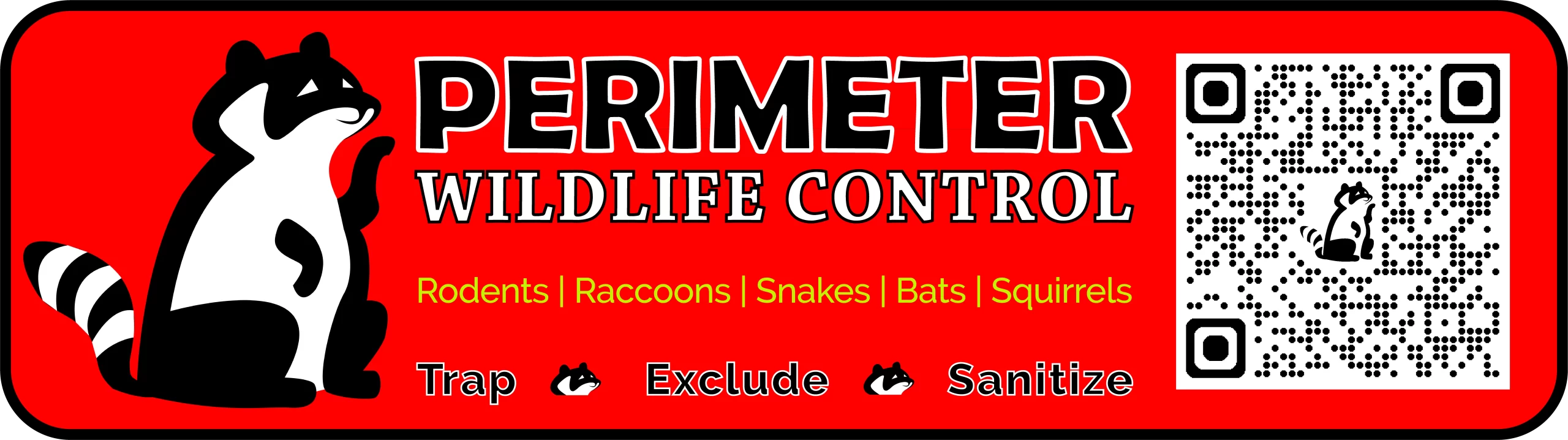 perimeter wildlife control qr logo banner